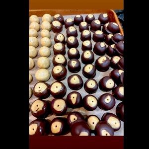 Buckeye candies in different flavors.